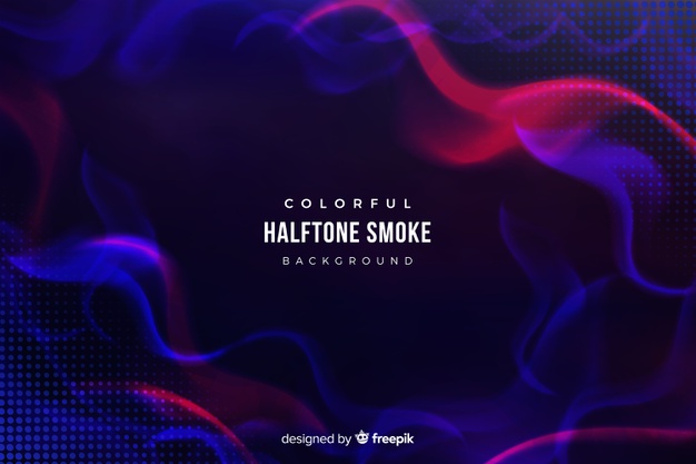 626x417 Halftone Smoke Background Vector Free Download