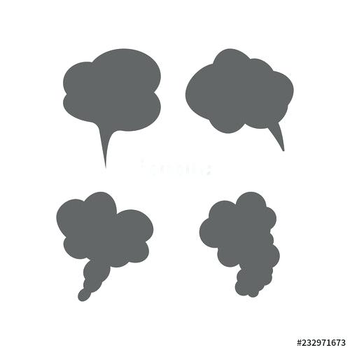 500x500 Vector Smoke Clouds Fog And Steam Cartoon Hollow Grill Plovidba