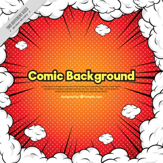 626x626 Comic Background Surrounded