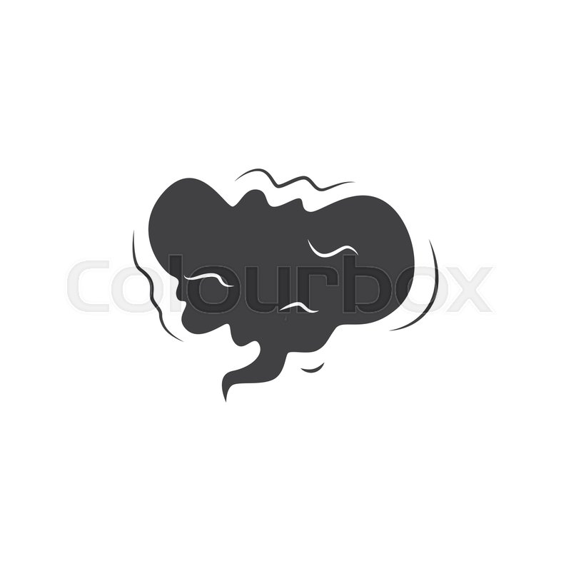 800x800 Smoke Cloud Silhouette Shape With Stock Vector Colourbox