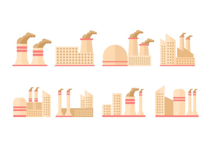 700x490 Industrial Building With Smoke Stack