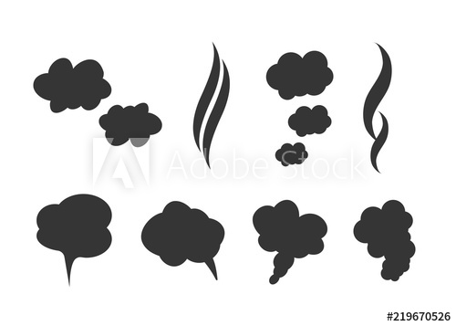 Smoke Vector Clouds Fog And Steam Cartoon Vector Illustration 500x357 Smoke Vector Clouds Fog And Steam Cartoon Vector Illustration