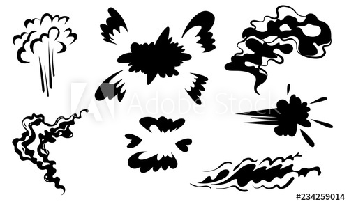 Smoke Vector Special Effects Set Funny Template On White 500x293 Smoke Vector Special Effects Set Funny Template On White