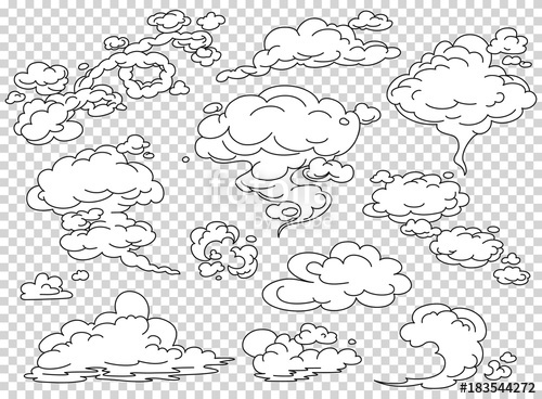 Comic Book Steam Clouds Set Cartoon White Smoke Vector 500x368 Comic Book Steam Clouds Set Cartoon White Smoke Vector