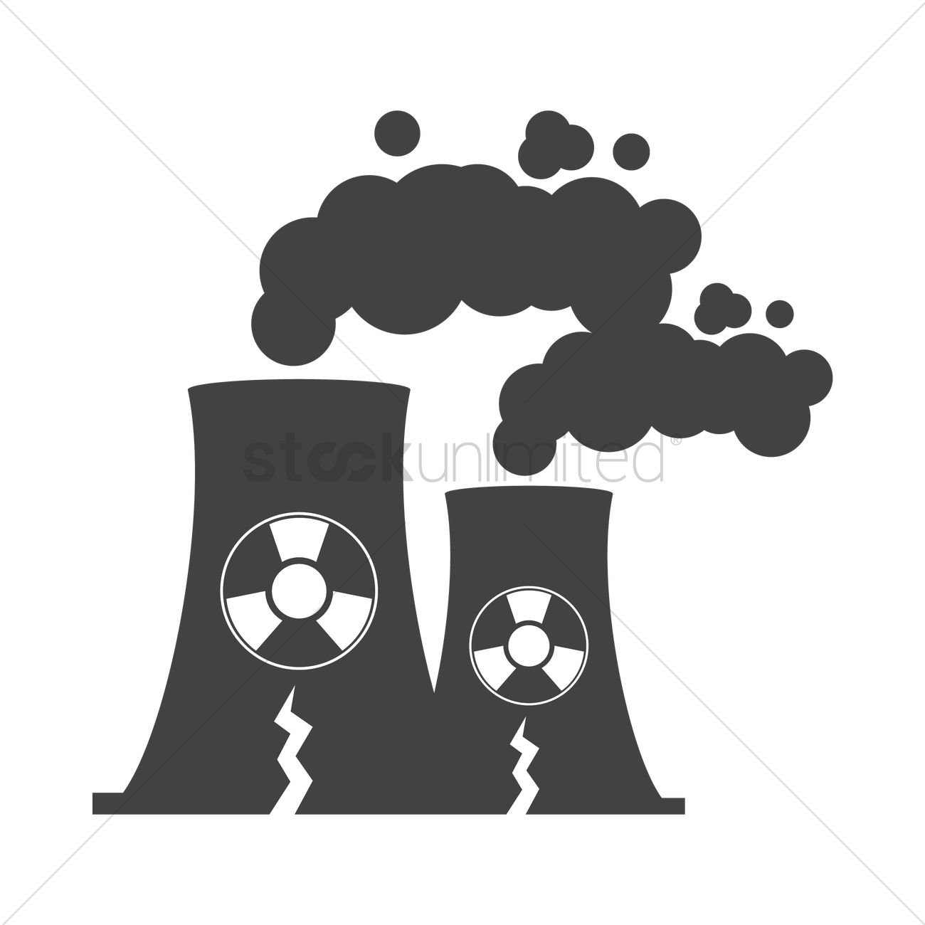1300x1300 Radiation Smoke Vector Image