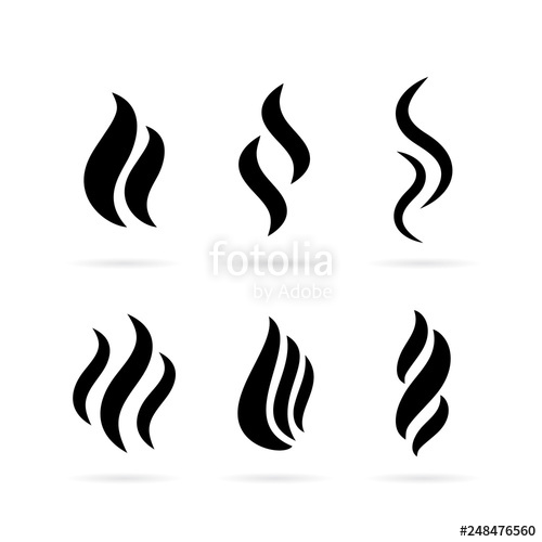 500x500 Smoke Vector Icon Stock Image And Royalty Free Vector