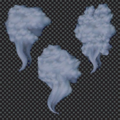 416x416 Realistic Smoke Vector On Transparent Background Premium Clipart