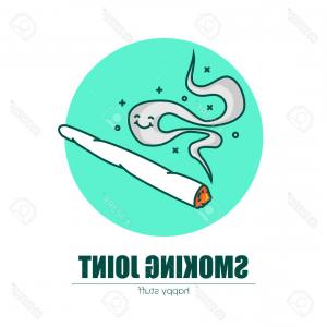 300x300 Photostock Vector Smoking A Weed Joint Newwaysys