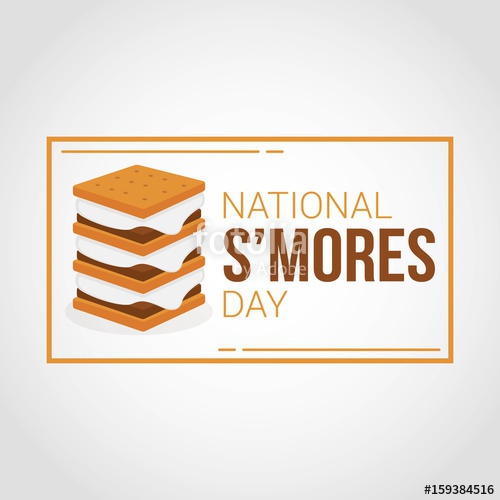 National S'mores Day Stock Image And Royalty Free Vector 500x500 National S'mores Day Stock Image And Royalty Free Vector