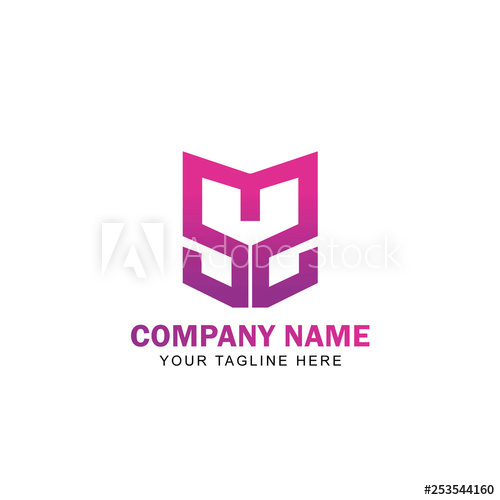 500x500 Sms Letter Logo Vector Design