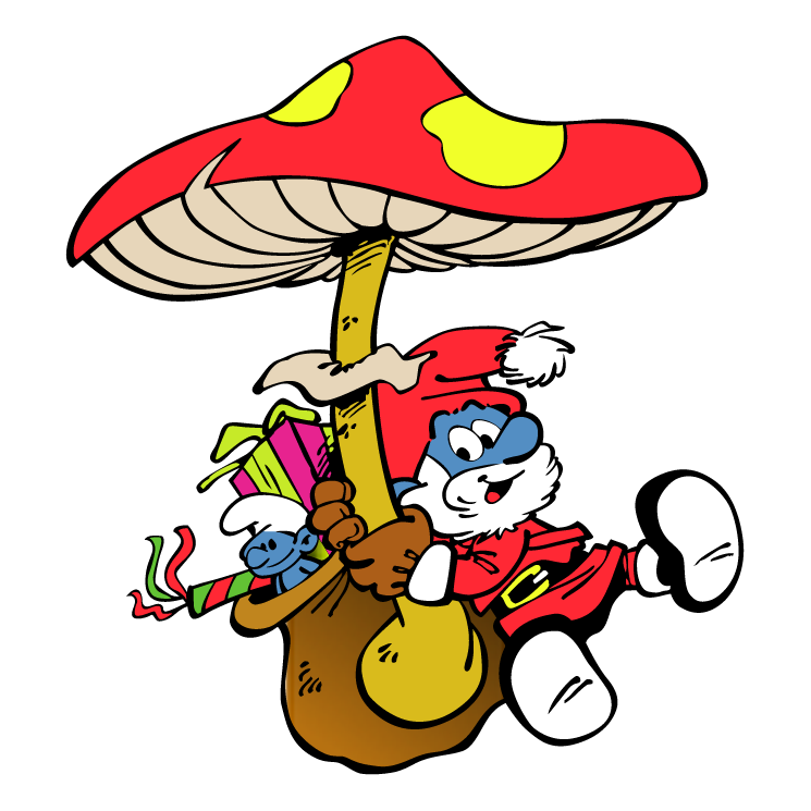 745x745 Santa Smurf