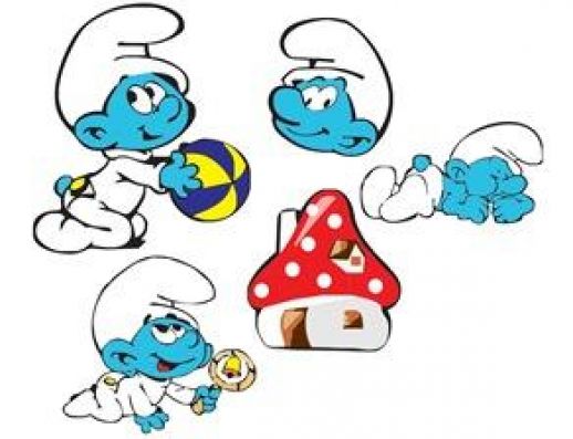 518x397 Smurf Vector