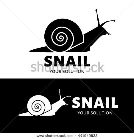 450x470 Vector Logo Snail Brand Logo In The Shape Of A Snail Design