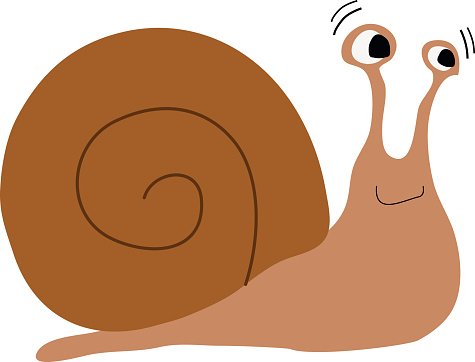 475x362 Cute Cartoon Snail Vector Illustration Premium Clipart