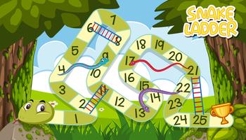 350x200 Snake Ladder Free Vector Art