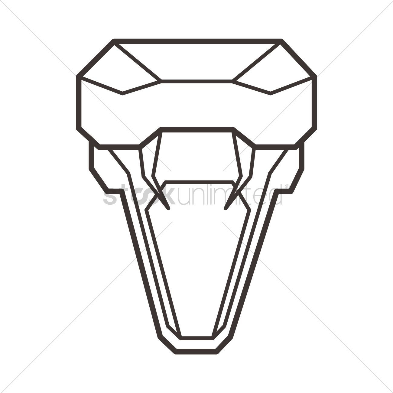 Snake Head Vector Image 1300x1300 Snake Head Vector Image