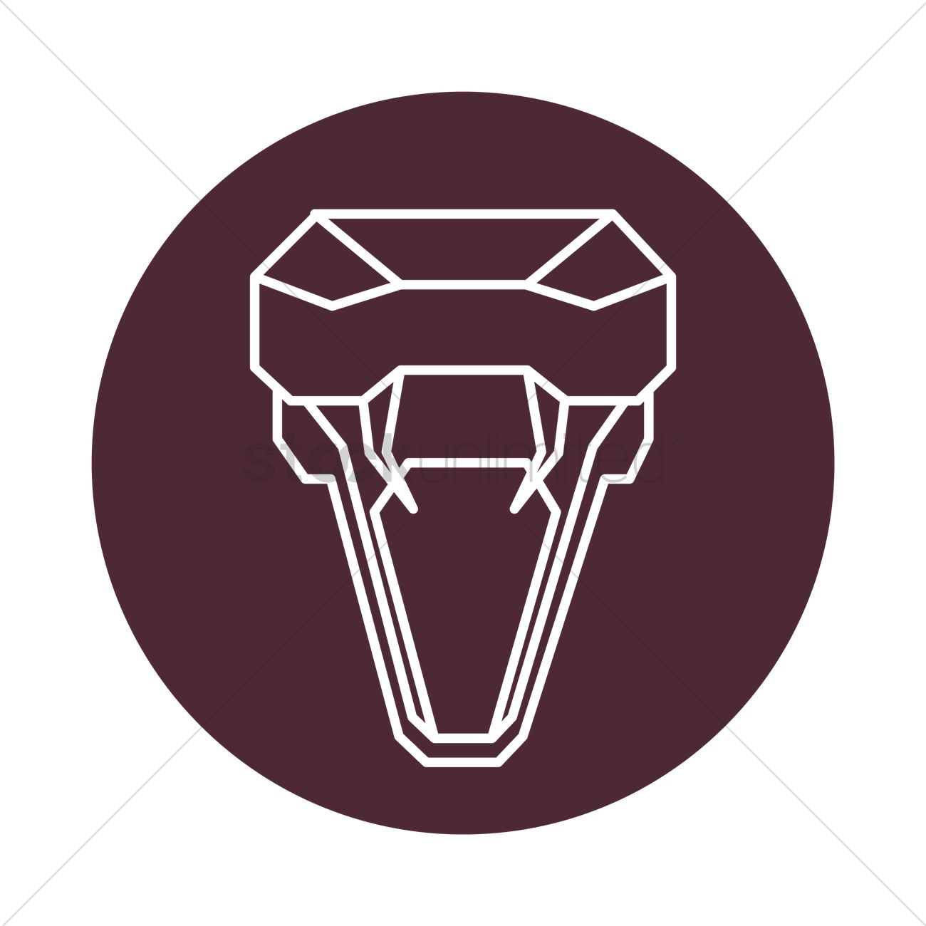Snake Head Vector Image 1300x1300 Snake Head Vector Image