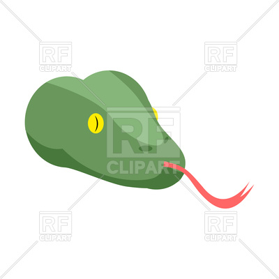 Snake Head Isolated Vector Image Of Plants And Animals 400x400 Snake Head Isolated Vector Image Of Plants And Animals