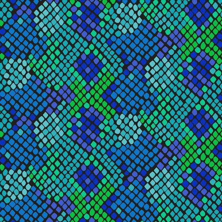 450x450 Snake Skin Seamless Vector Texture Blue And Green Tone Colors
