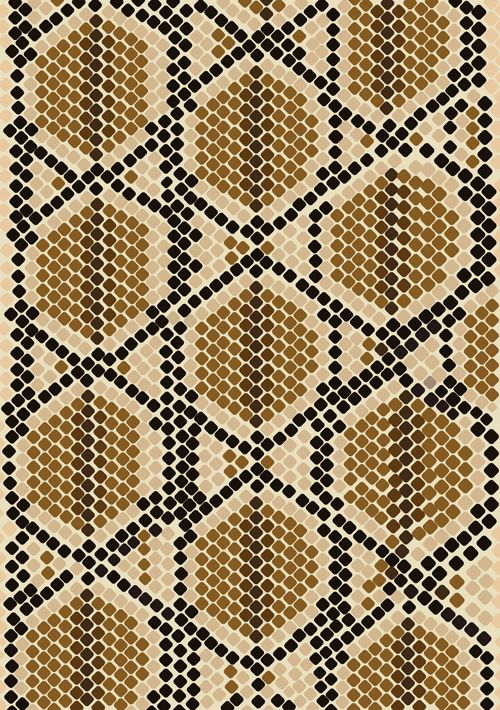 500x710 Vector Set Of Snake Skin Pattern Elements Textures