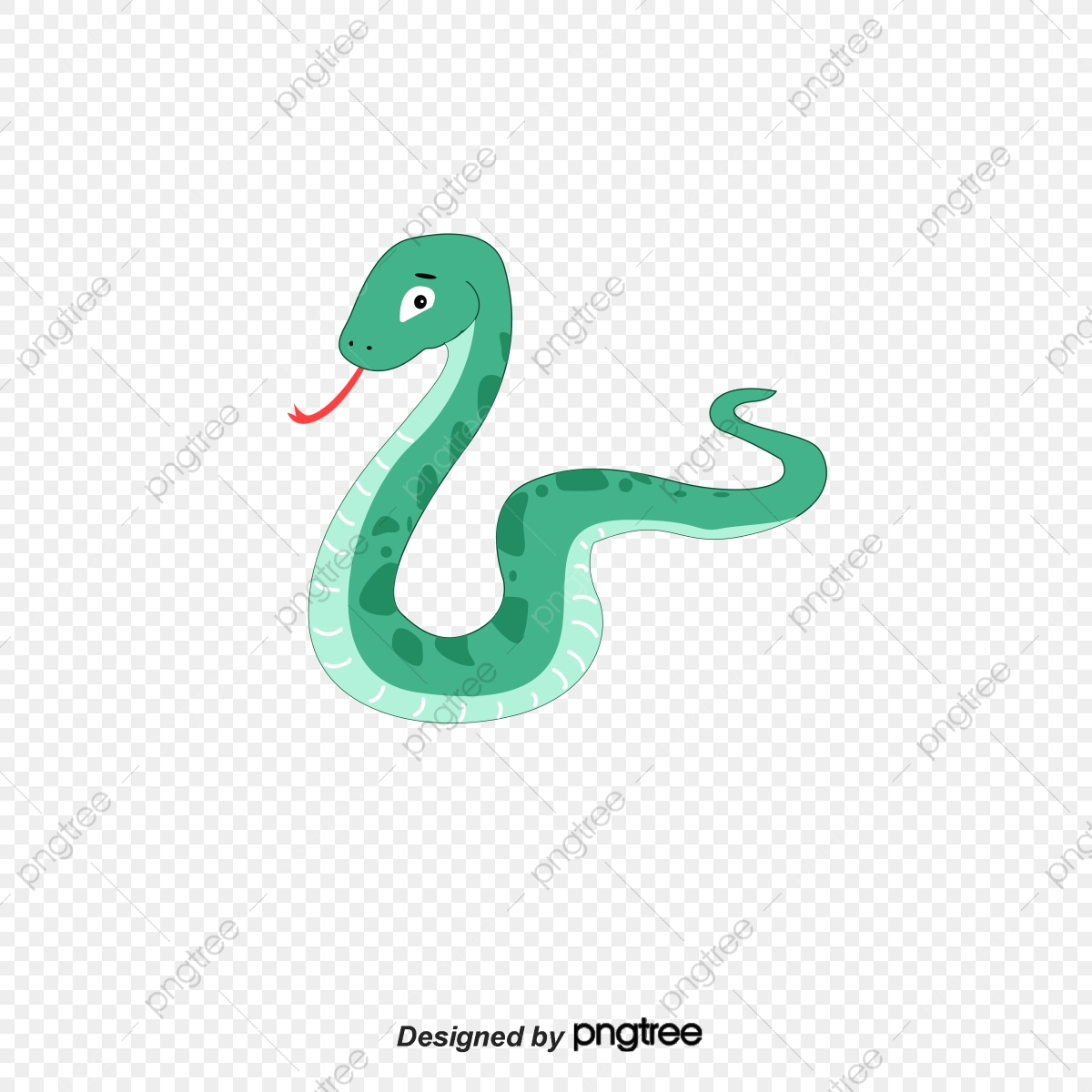 1200x1200 Lovely Fat Little Snake With Bowed Head And Tongue, Animal, Lovely