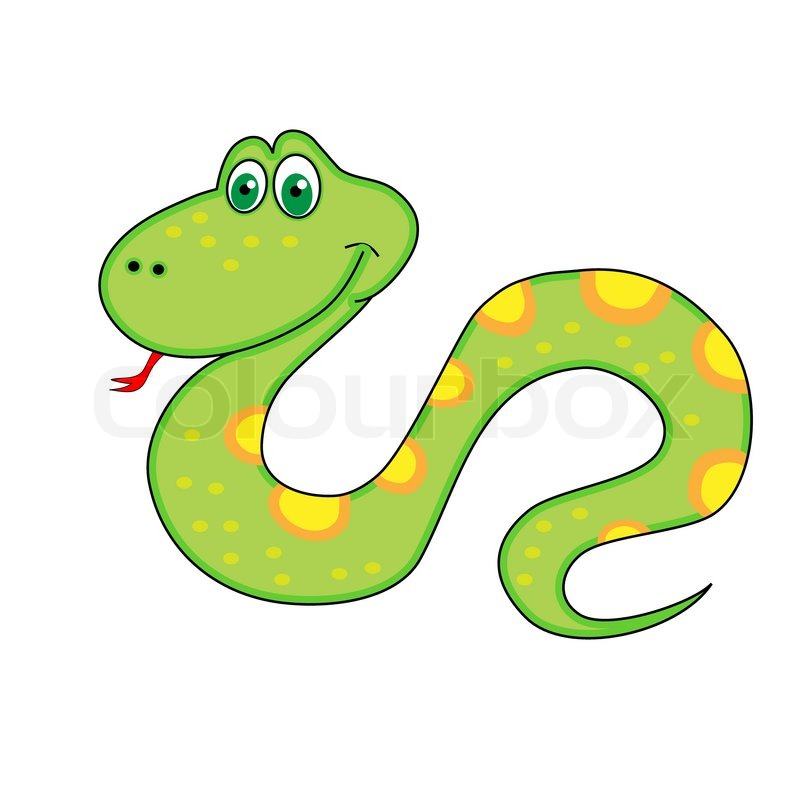 800x800 New Year's Symbol Of Snake With Stock Vector Colourbox
