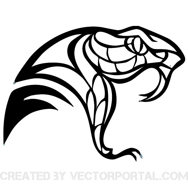 660x660 Snake Head Free Vector