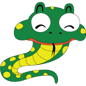 300x300 Free Vectors Snake Cartoon Character Free Vector Vectorfantasy