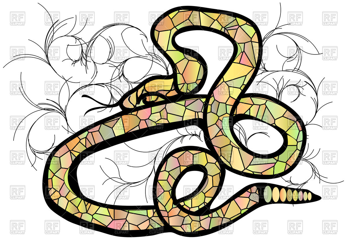 1200x849 Illustration Abstract Colored Snake Vector Image Of Backgrounds