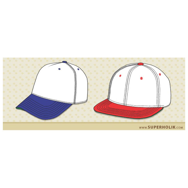 Caps Vector Templates 660x660 Caps Vector Templates