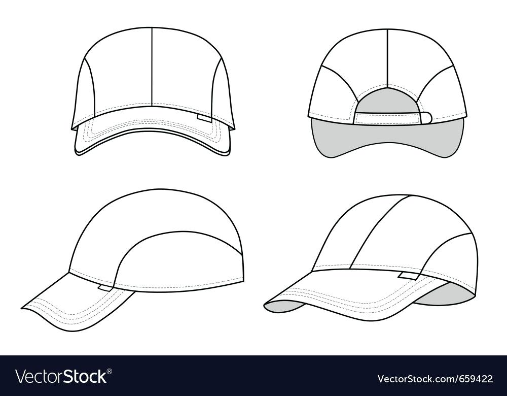 Cap Template Vector Image Hat Baseball 1000x780 Cap Template Vector Image Hat Baseball