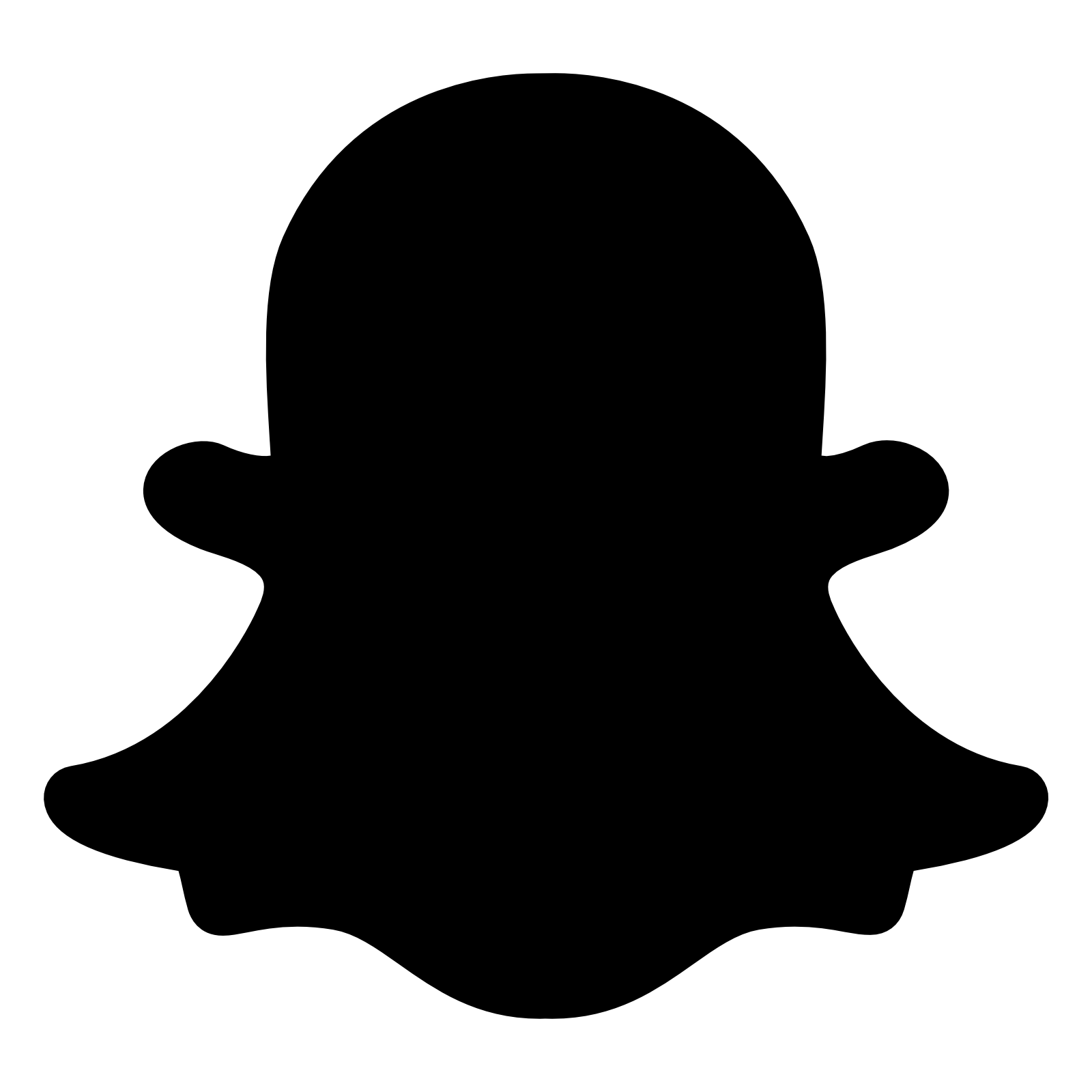 Snapchat Icon Vector at Vectorified.com | Collection of ...