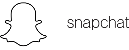 White Snapchat Logo Transparent Background 414x160 White Snapchat Logo Transparent Background