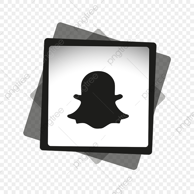 800x800 Snapchat Black White Icon Snapchat Logo, Social, Media, Icon Png