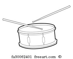 240x195 Free Snare Drum Vector Art Prints And Wall Artwork Freeart