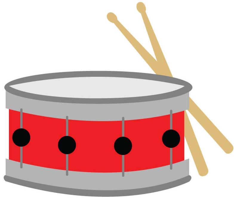 Snare Drum Clip Art Red Snare Drum With Drumsticks Vector Etsy. 