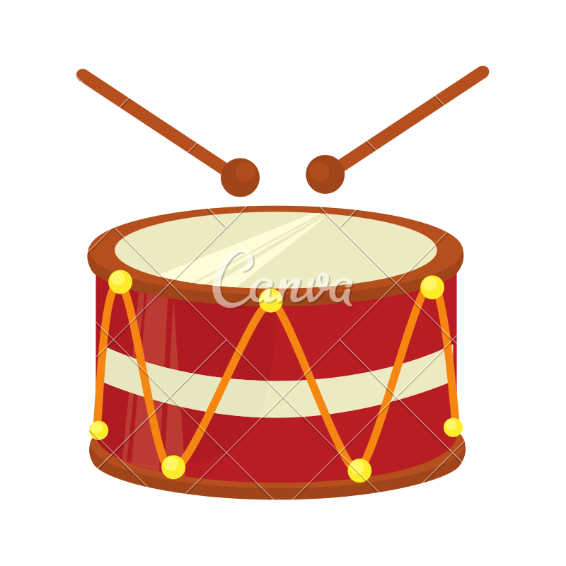 800x800 Snare Drum Vector