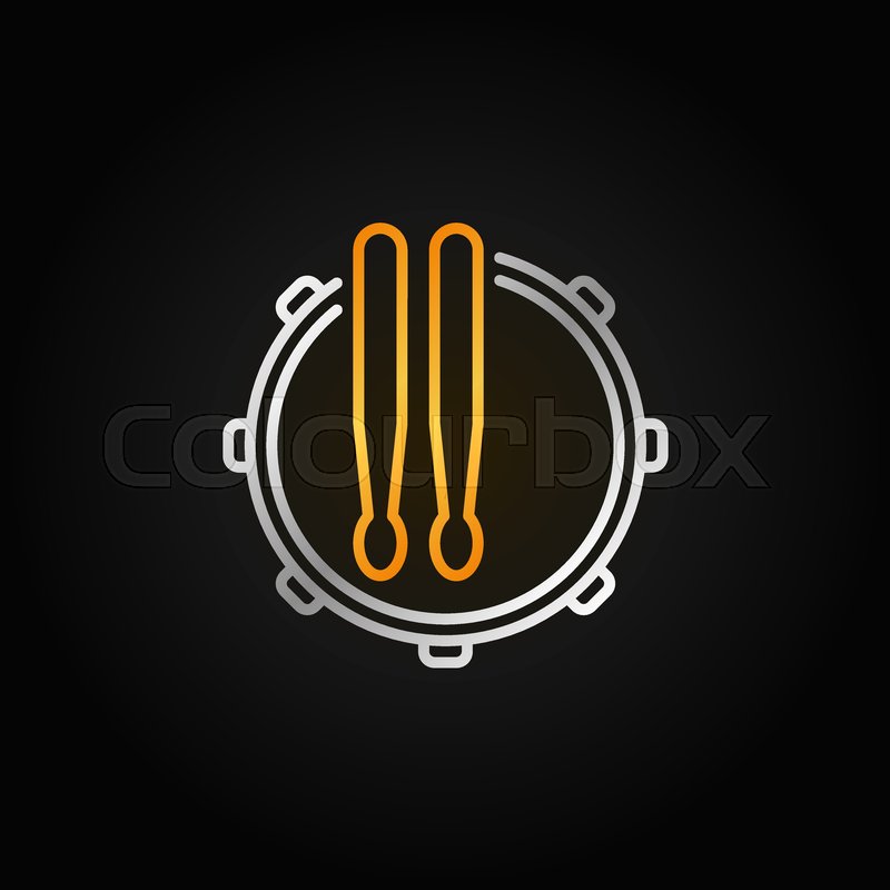 800x800 Snare Drum Vector Icon Or Symbol In Stock Vector Colourbox