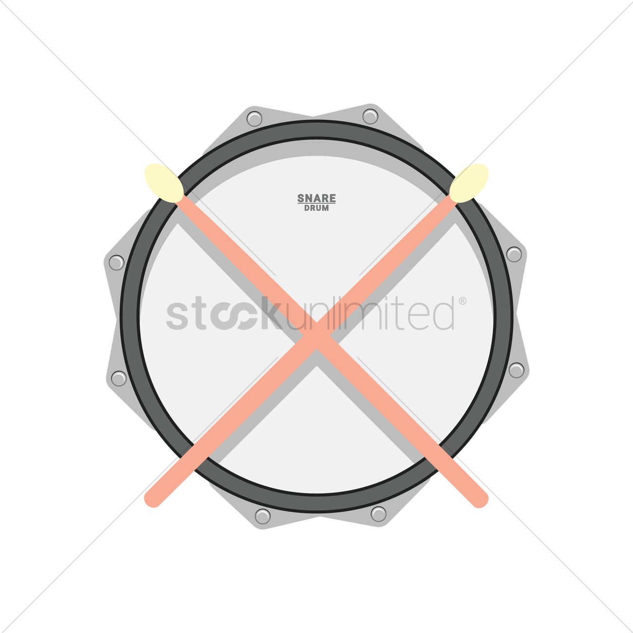 1300x1300 Snare Drum Vector Image