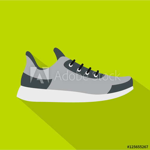 Gray Sneaker Icon Flat Illustration Of Gray Sneaker Vector Icon 499x500 Gray Sneaker Icon Flat Illustration Of Gray Sneaker Vector Icon