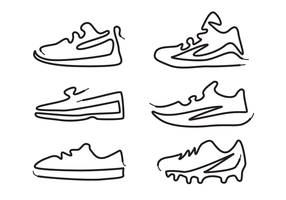 Sneakers Free Vector Art 286x200 Sneakers Free Vector Art