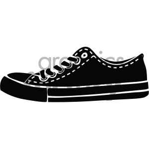 Black And White Sneaker Vector Art Clipart Royalty Free Gif 300x300 Black And White Sneaker Vector Art Clipart Royalty Free Gif