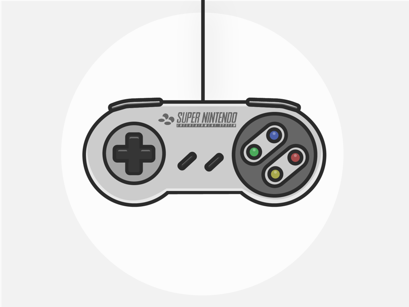 Snes Controller Vector At Collection Of Snes Controller Vector Free For 