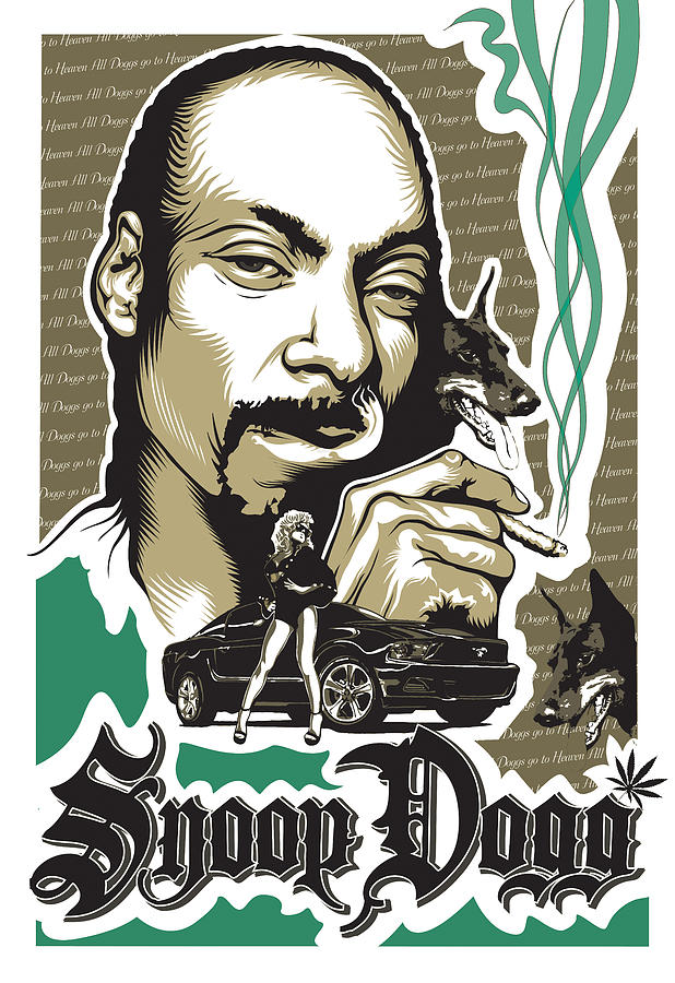 618x900 Snoop Dogg Digital Art