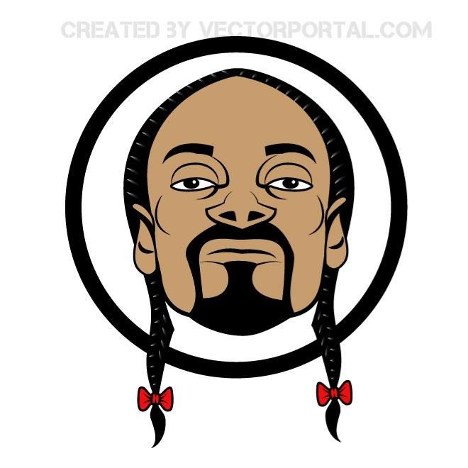 660x660 Vector Illustration Of American Artist Snoop Doggy Dog