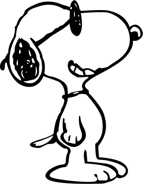 467x600 Snoopy Free Vector In Encapsulated Postscript
