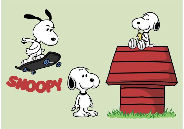 700x490 Snoopy Vector Characters