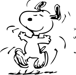 300x296 Dancing Snoopy Logo Vector