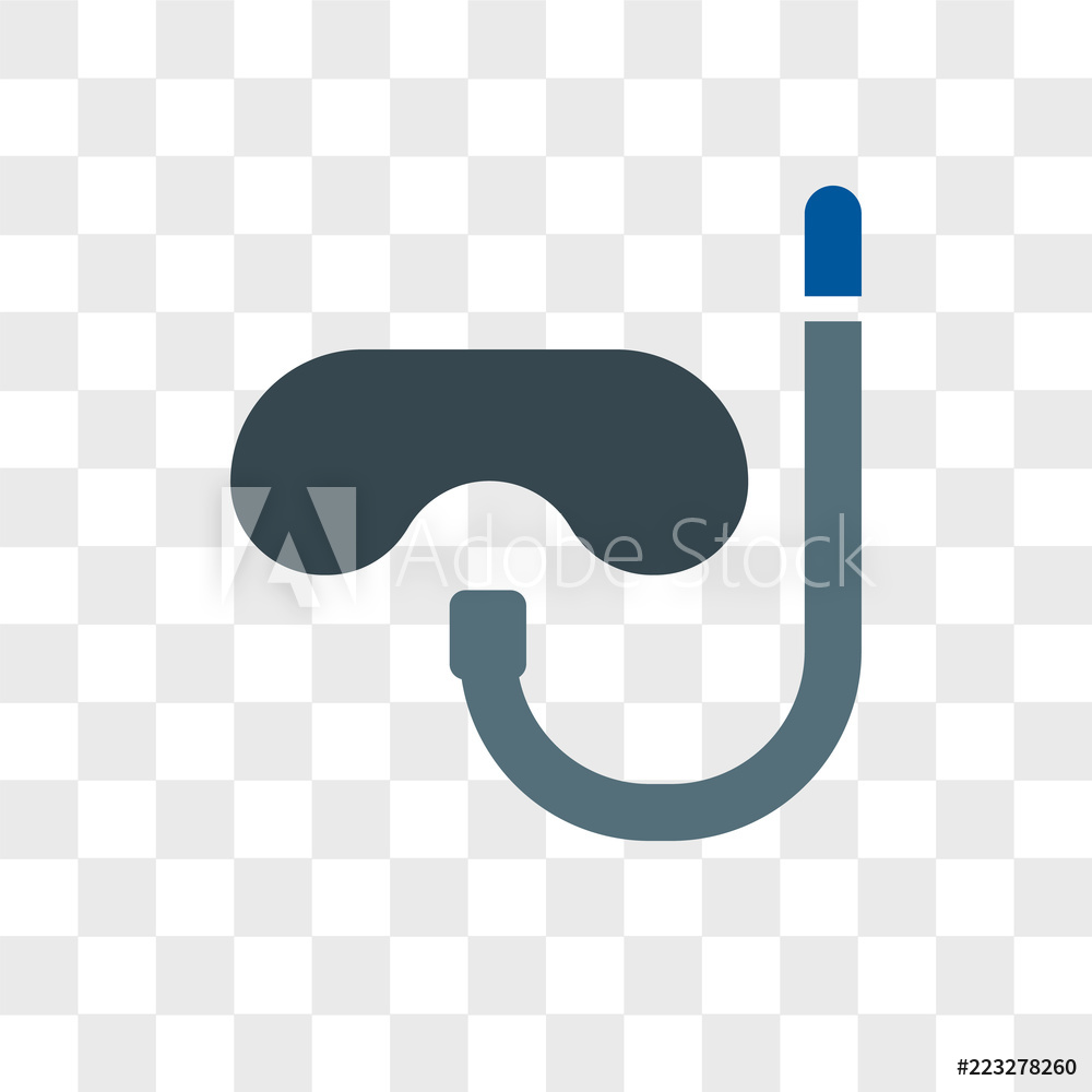 1000x1000 Photo Art Print Snorkel Vector Icon Isolated On Transparent