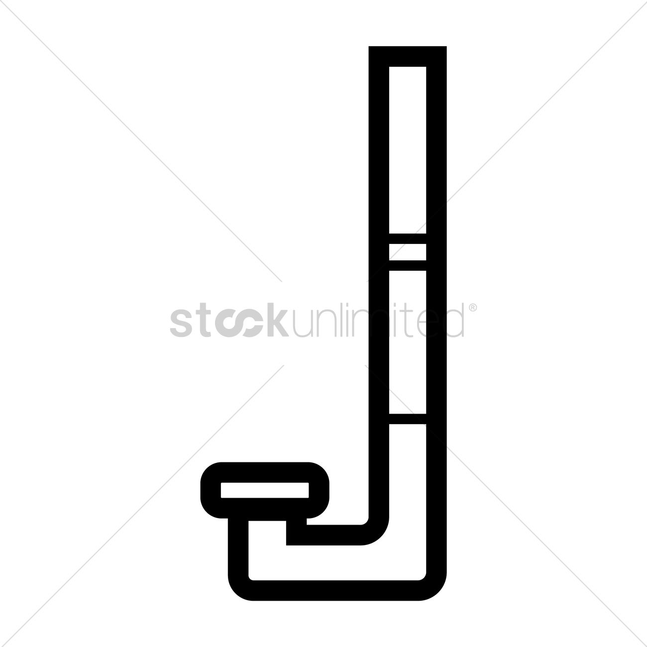 1300x1300 Snorkel Vector Image